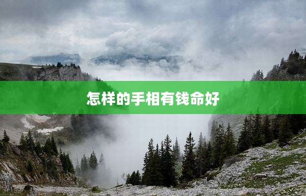 怎样的手相有钱命好