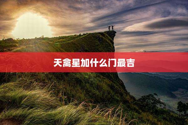 天禽星加什么门最吉