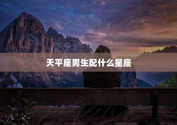 天平座男生配什么星座
