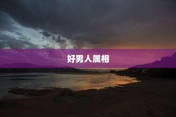 好男人属相