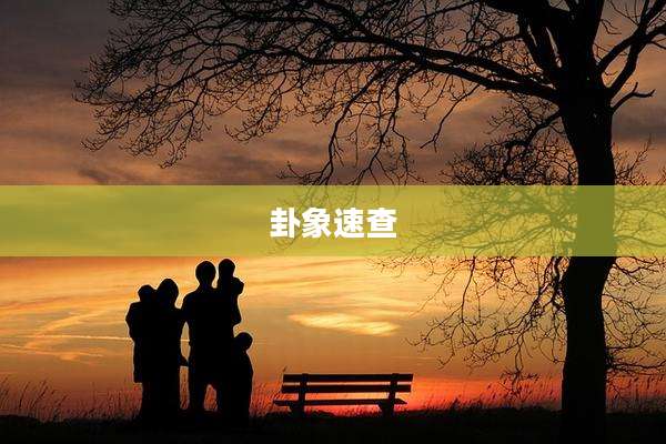 卦象速查