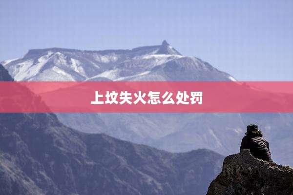上坟失火怎么处罚