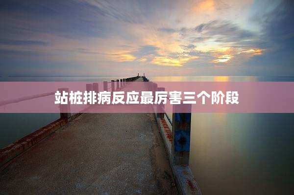 站桩排病反应最厉害三个阶段