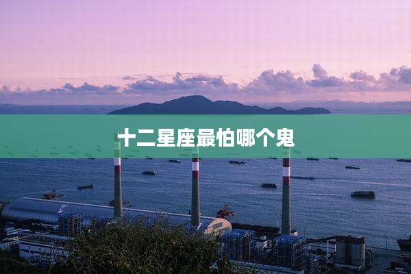 十二星座最怕哪个鬼