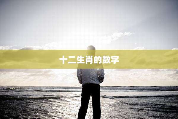 十二生肖的数字