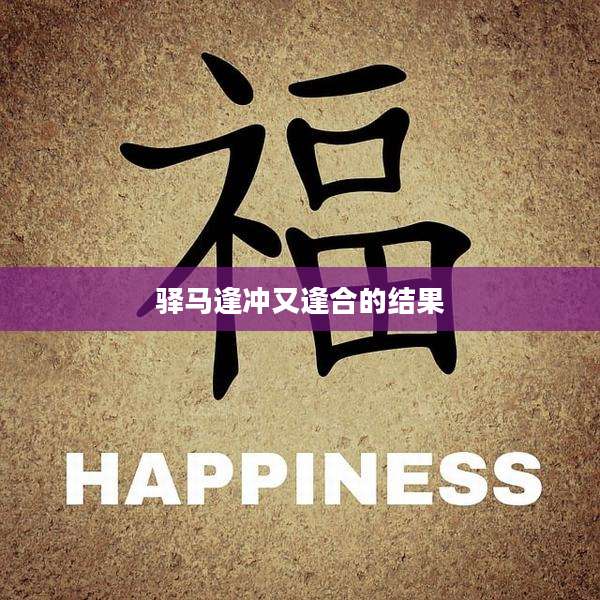 驿马逢冲又逢合的结果