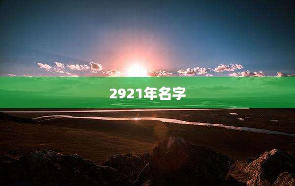 2921年名字