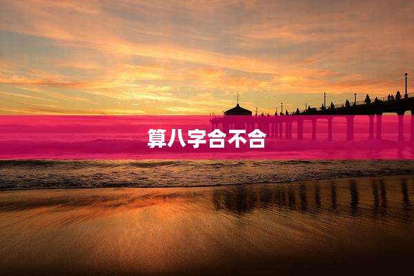 算八字合不合