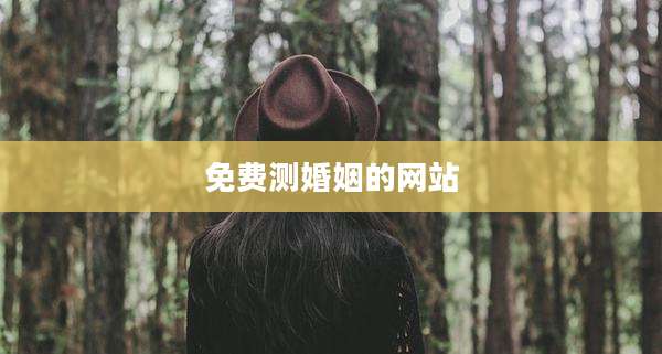 免费测婚姻的网站