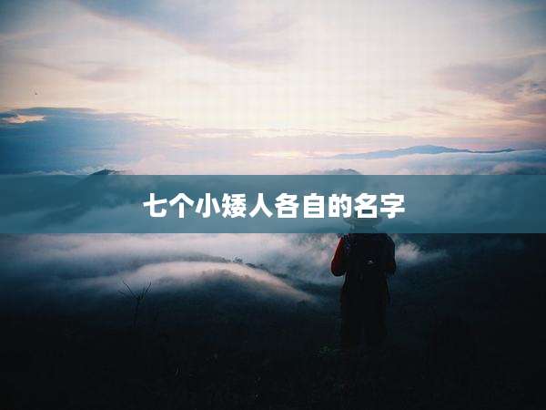 七个小矮人各自的名字