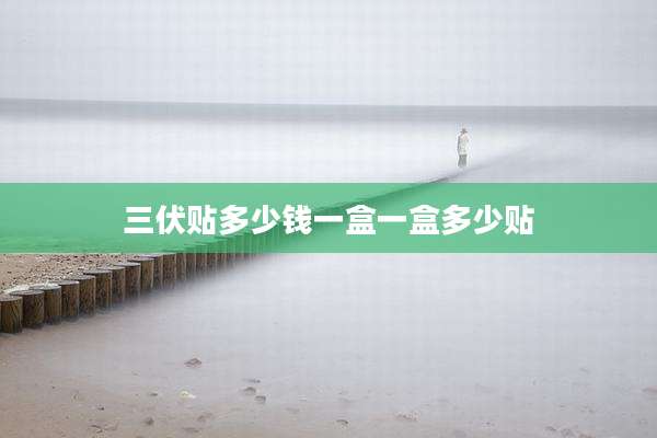 三伏贴多少钱一盒一盒多少贴