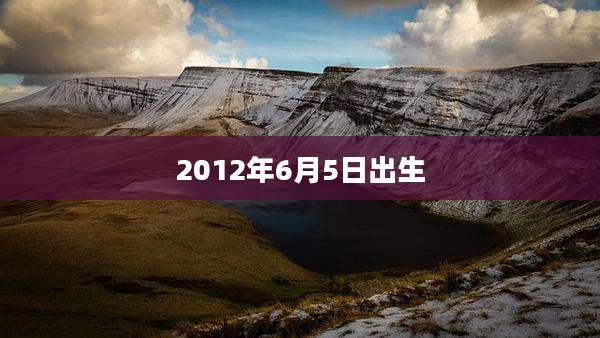 2012年6月5日出生