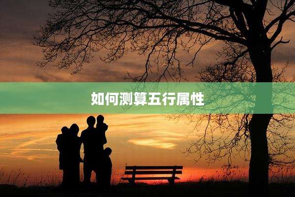 如何测算五行属性