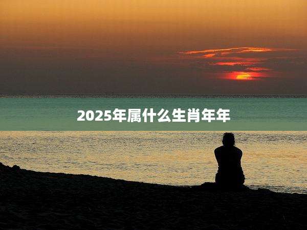 2025年属什么生肖年年