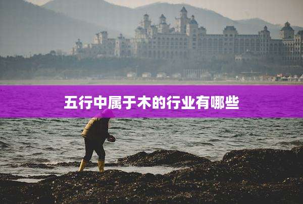 五行中属于木的行业有哪些