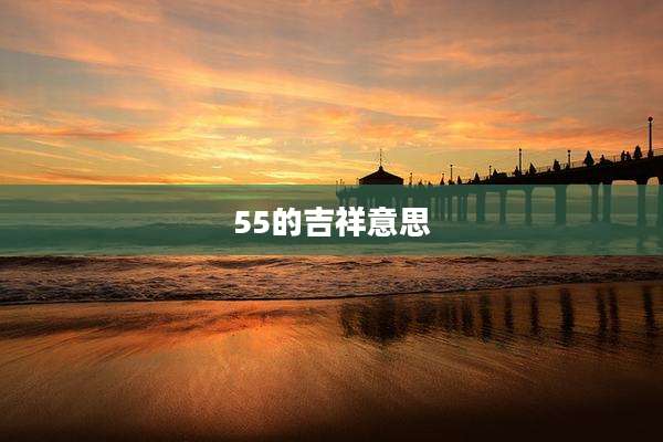 55的吉祥意思