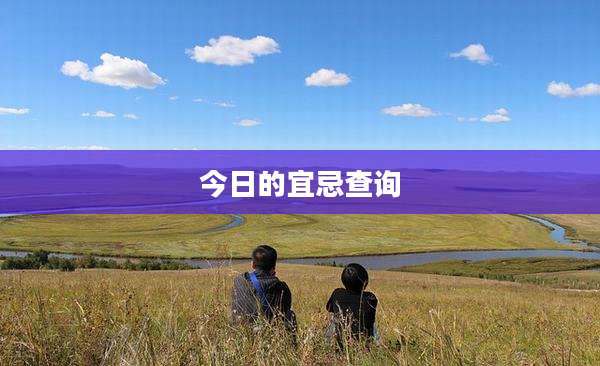 今日的宜忌查询