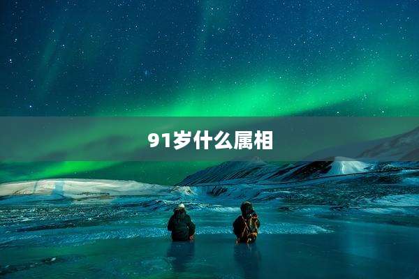 91岁什么属相