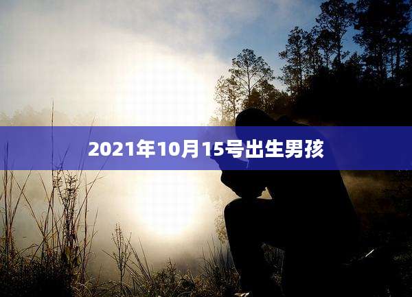 2021年10月15号出生男孩