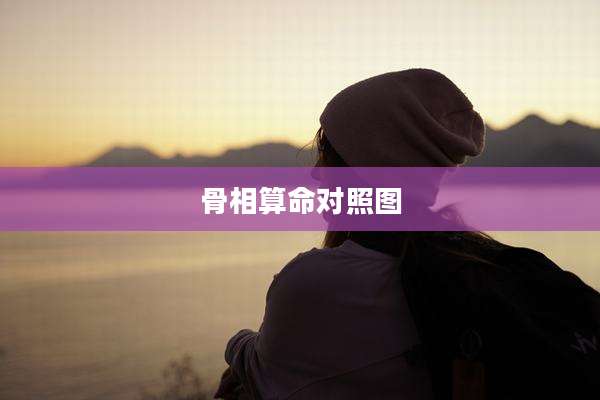 骨相算命对照图