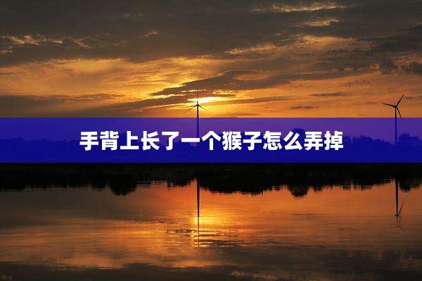 手背上长了一个猴子怎么弄掉