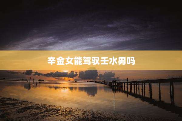 辛金女能驾驭壬水男吗