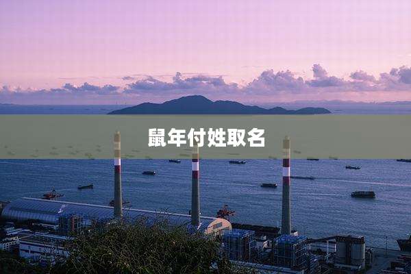 鼠年付姓取名