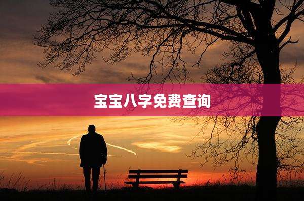 宝宝八字免费查询