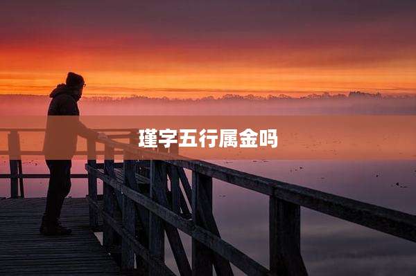瑾字五行属金吗