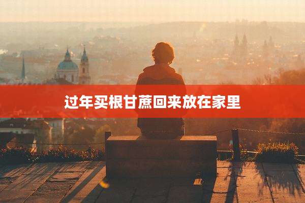 过年买根甘蔗回来放在家里
