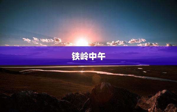 铁岭中午