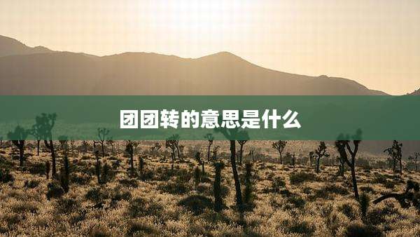团团转的意思是什么