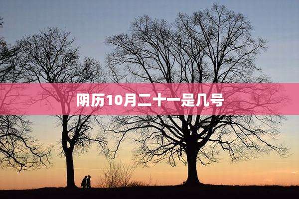 阴历10月二十一是几号