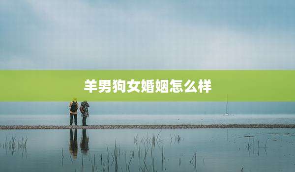 羊男狗女婚姻怎么样