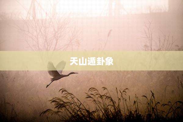 天山遁卦象
