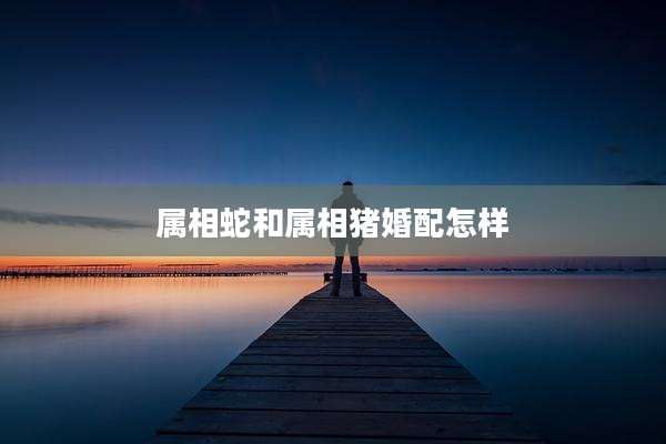 属相蛇和属相猪婚配怎样