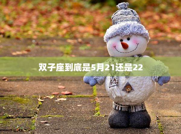 双子座到底是5月21还是22