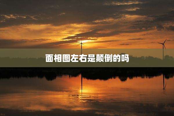 面相图左右是颠倒的吗