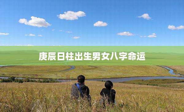 庚辰日柱出生男女八字命运