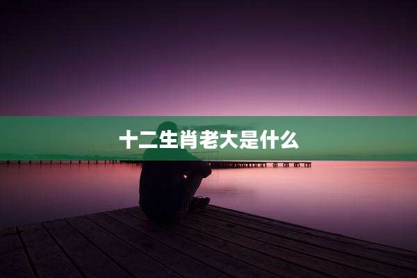 十二生肖老大是什么