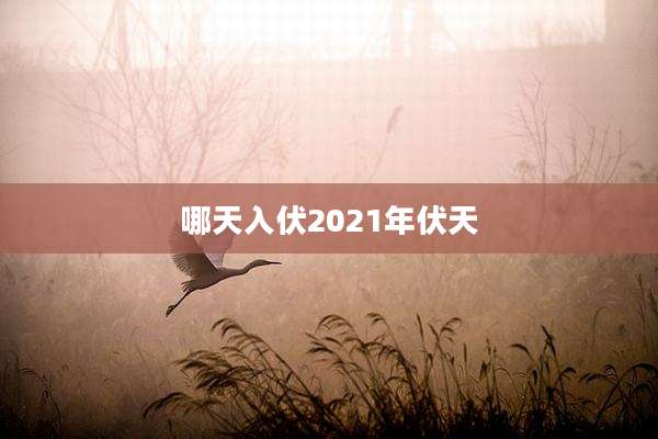 哪天入伏2021年伏天