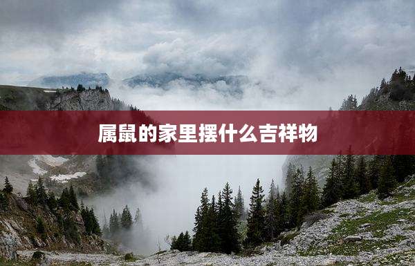 属鼠的家里摆什么吉祥物