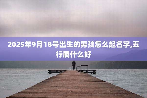 2025年9月18号出生的男孩怎么起名字,五行属什么好