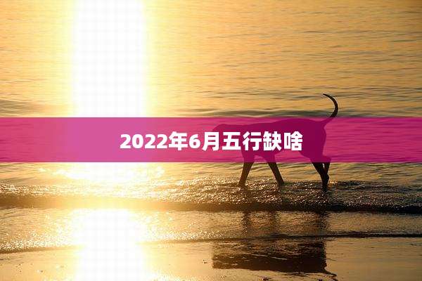 2022年6月五行缺啥
