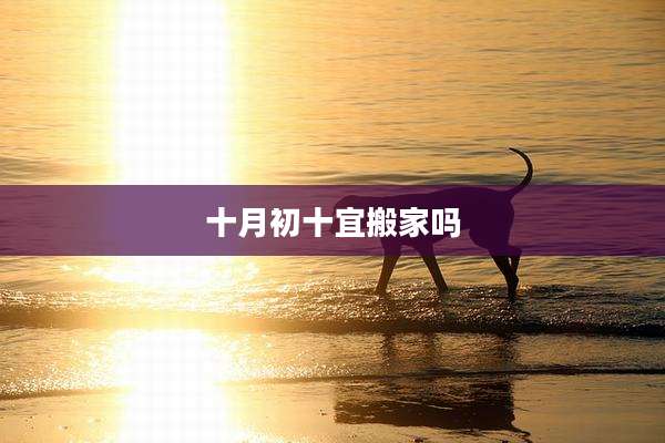 十月初十宜搬家吗
