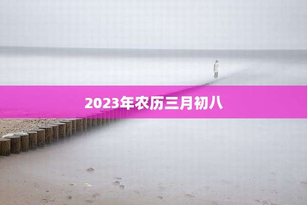 2023年农历三月初八