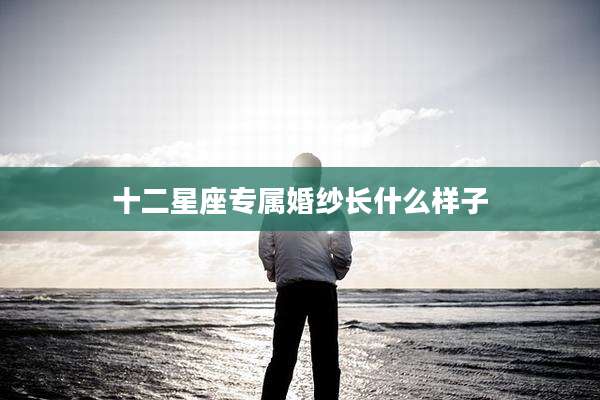 十二星座专属婚纱长什么样子