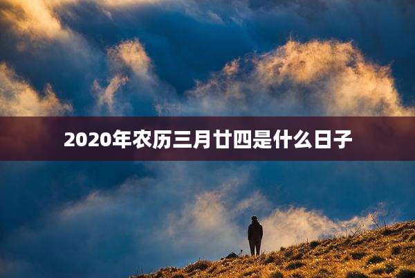 2020年农历三月廿四是什么日子