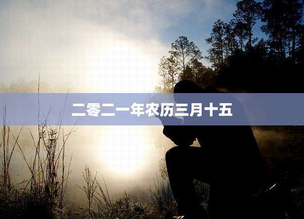 二零二一年农历三月十五