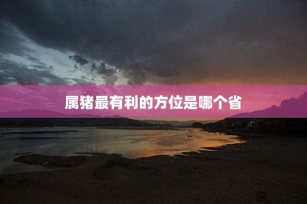 属猪最有利的方位是哪个省